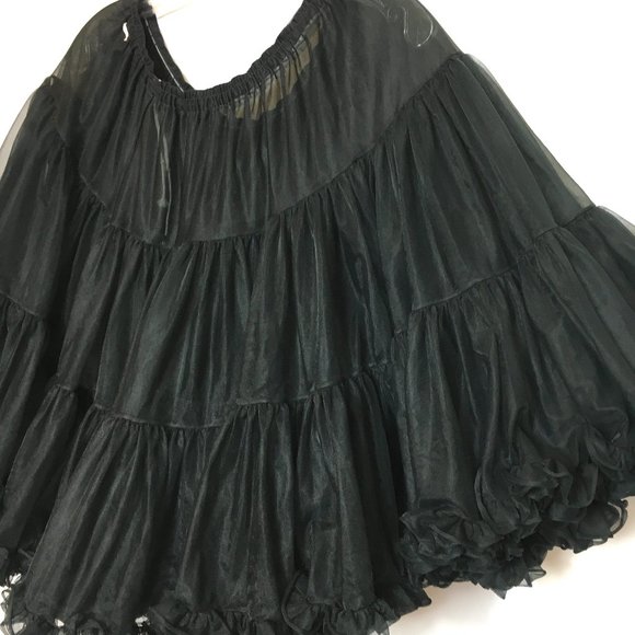 50's Poodle Slip Square Dance Nylon Can Can Slip Vtg - Picture 3 of 5